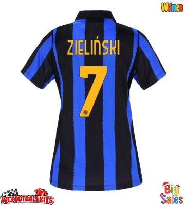 Inter Milan Piotr Zielinski #7 Replica Home Stadium Shirt for Women 2026-27 Short Sleeve